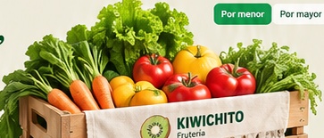 Cajón de frutas y verduras